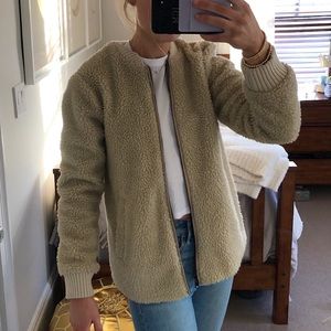 Abercrombie Sherpa Bomber Jacket